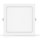 Downlight LED Cuadrado 222x222mm Blanco 20W, Corte 190x190mm. para Techos Lamas